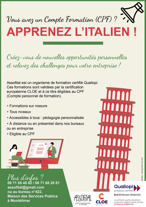 Formation italien Montélimar